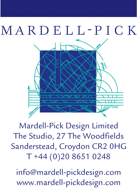 Mardell-Pick designs, exhibitions, graphics, showrooms - Croydon, Surrey, UK